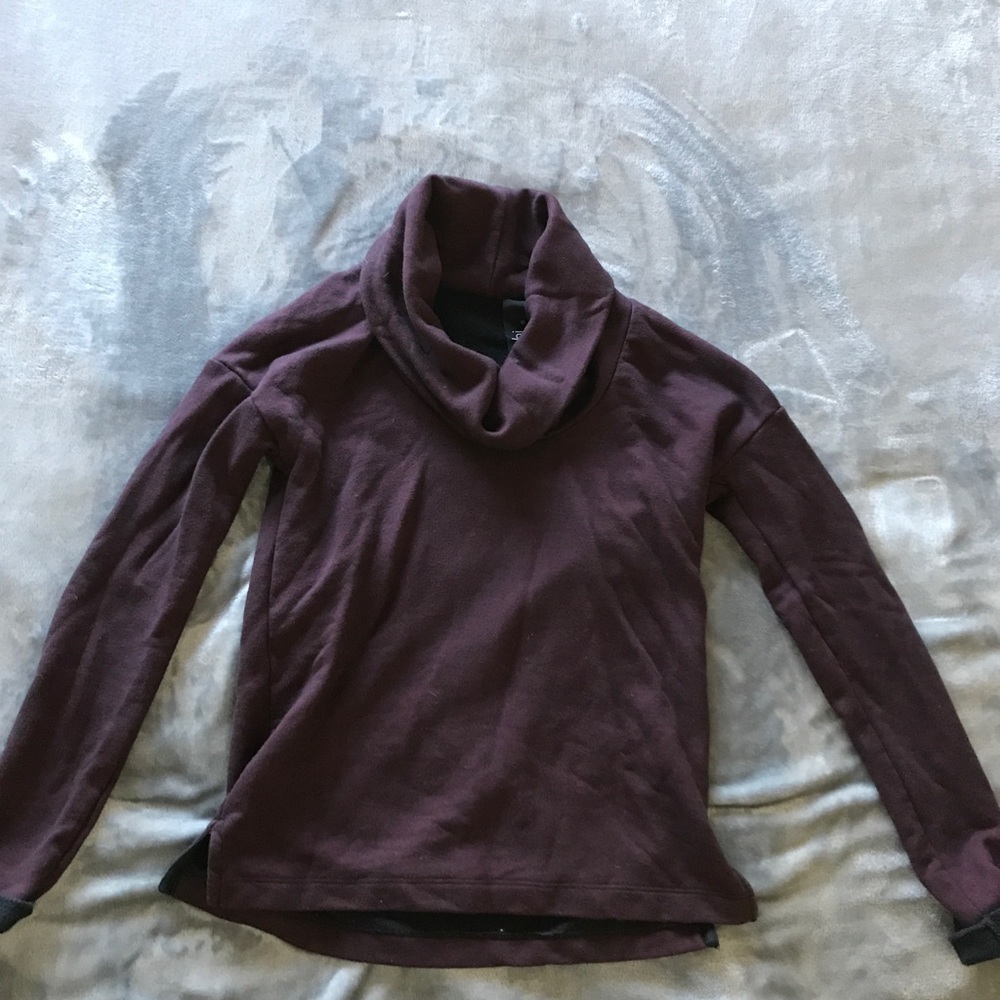 Scrunch neck sweater